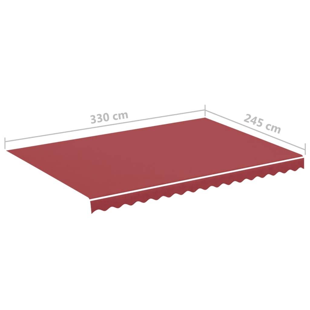 Prolenta Premium - Store banne Juna Rouge 330 X 245 cm - P87209R - Image 4