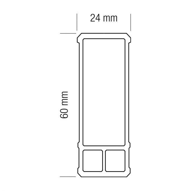 Niveau Flash XL 120 cm 3 fioles METRICA avec poignées - 33212 - Image 1