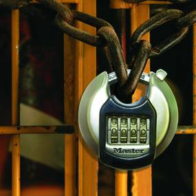 Masterlock - Cadenas Excell® MASTER LOCK largeur de 70 mm avec anse protégée - M40EURDNUM - Image 5