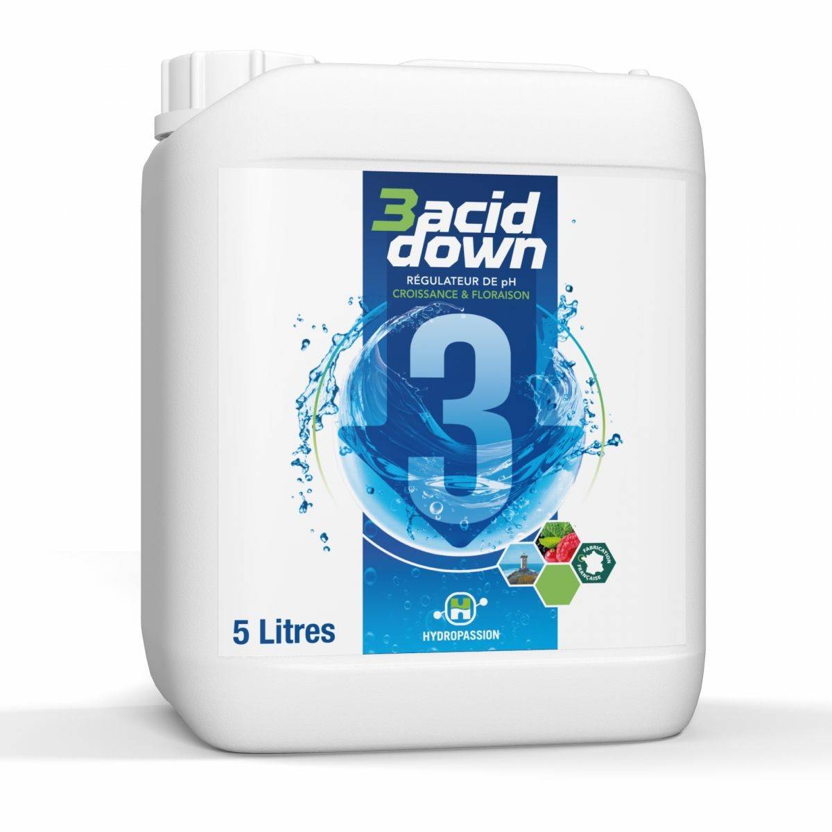 Solution 3 ACID Down 5 litres - Hydropassion - Image 1