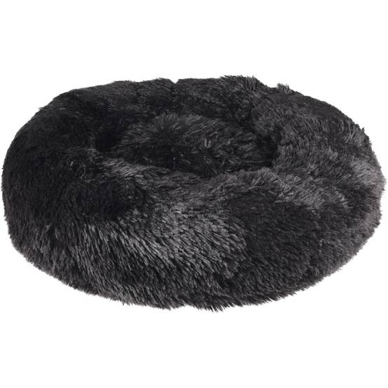 Coussin KREMS rond, anti stress, noir ø 50 cm pour chiens - Image 2