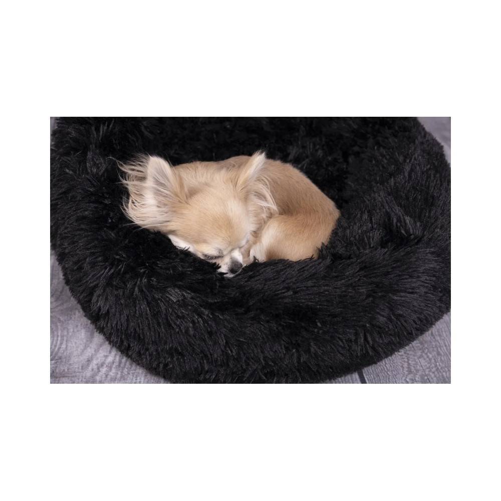 Coussin KREMS rond, anti stress, noir ø 50 cm pour chiens - Imagen 6