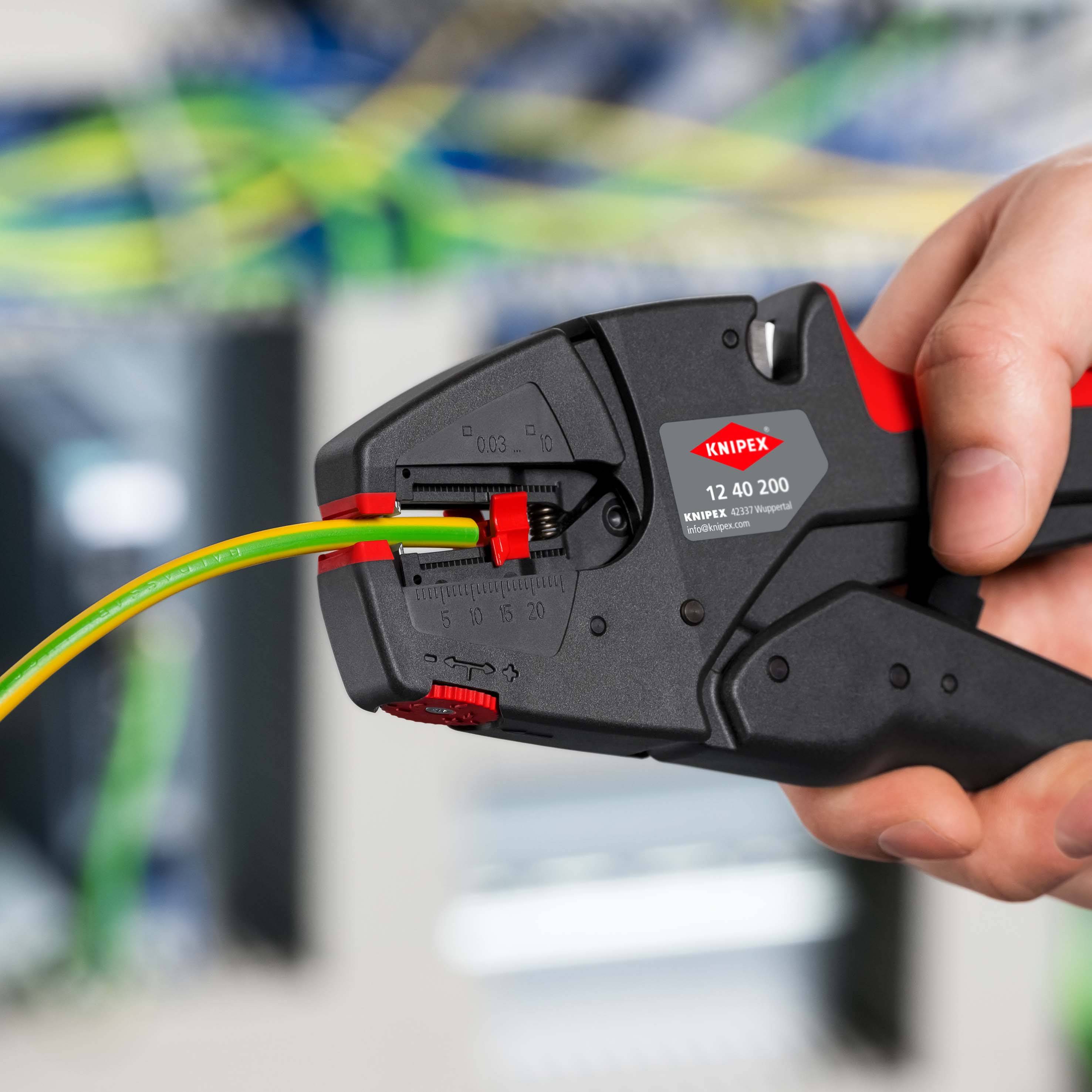 Knipex - Pince à dénuder auto-ajustable EvoStrip - 0.03-10.0 mm² - KNIPEX - 1240200 - Imagen 2