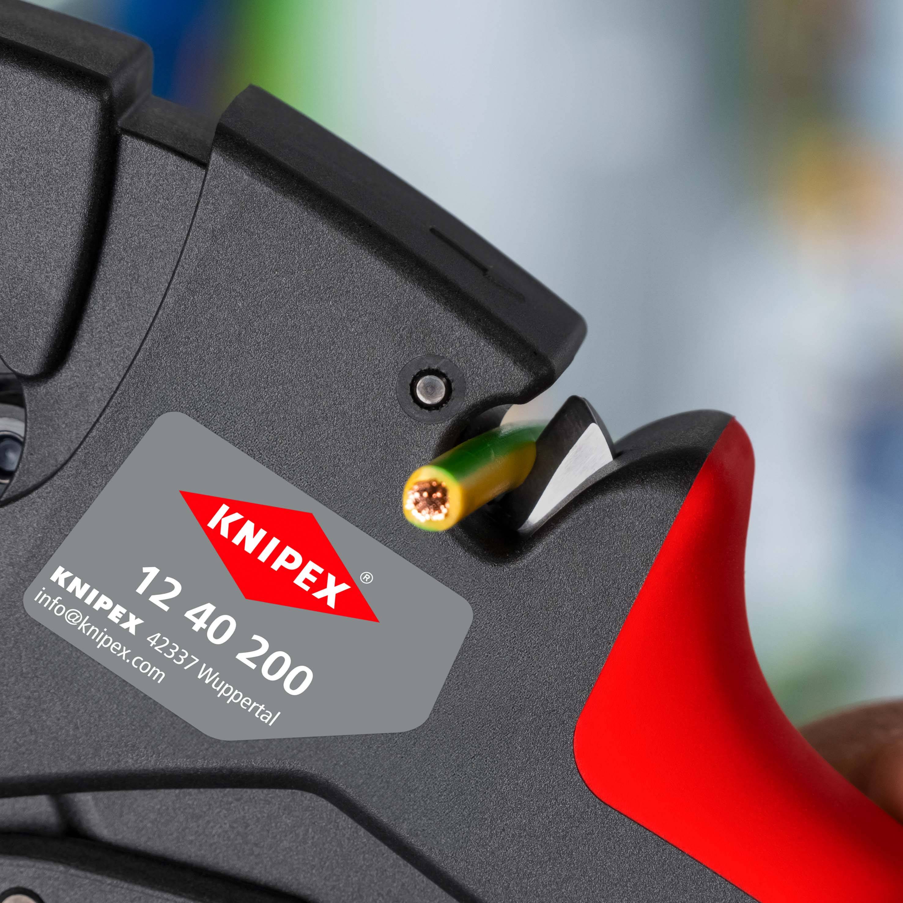 Knipex - Pince à dénuder auto-ajustable EvoStrip - 0.03-10.0 mm² - KNIPEX - 1240200 - Imagen 3