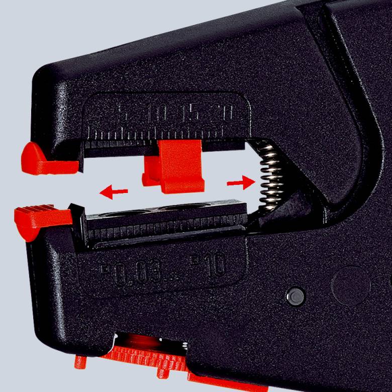 Knipex - Pince à dénuder auto-ajustable EvoStrip - 0.03-10.0 mm² - KNIPEX - 1240200 - Imagen 4