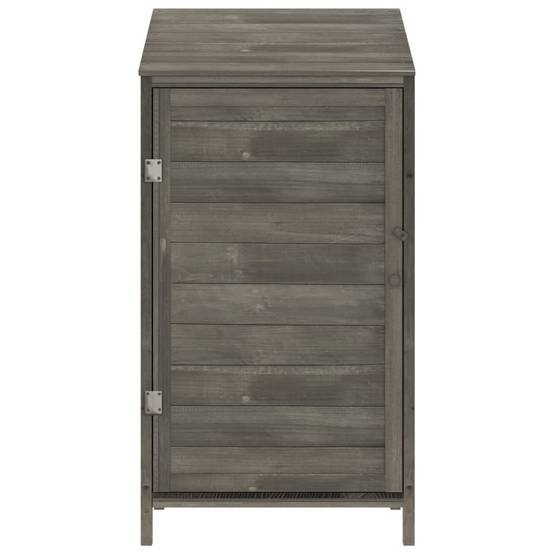 Abri de jardin 0.29m² - Cabane de jardin - Remise de jardin Anthracite 55x52x112 cm Bois de sapin solide MAISON CHIC - Image 3