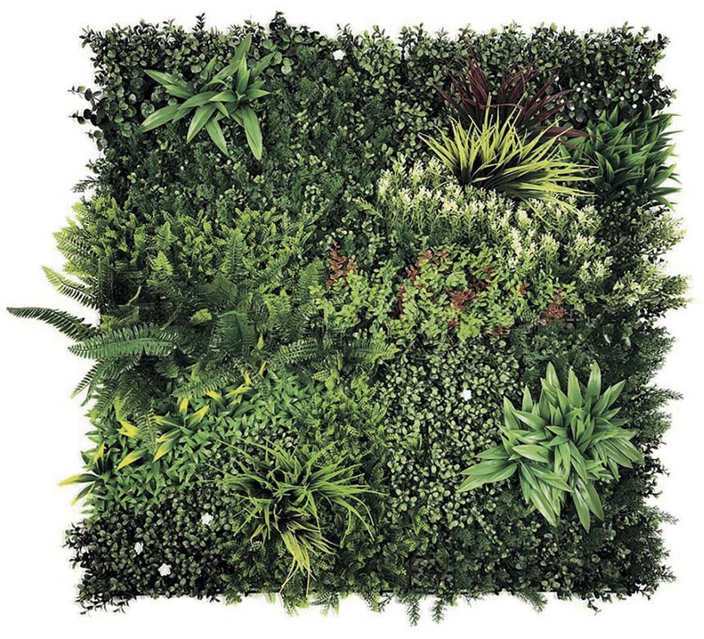 Nortène - Panneau décoratif Grazing feuillage synthétique - Vert - 1x1m Nortene - Imagen 1