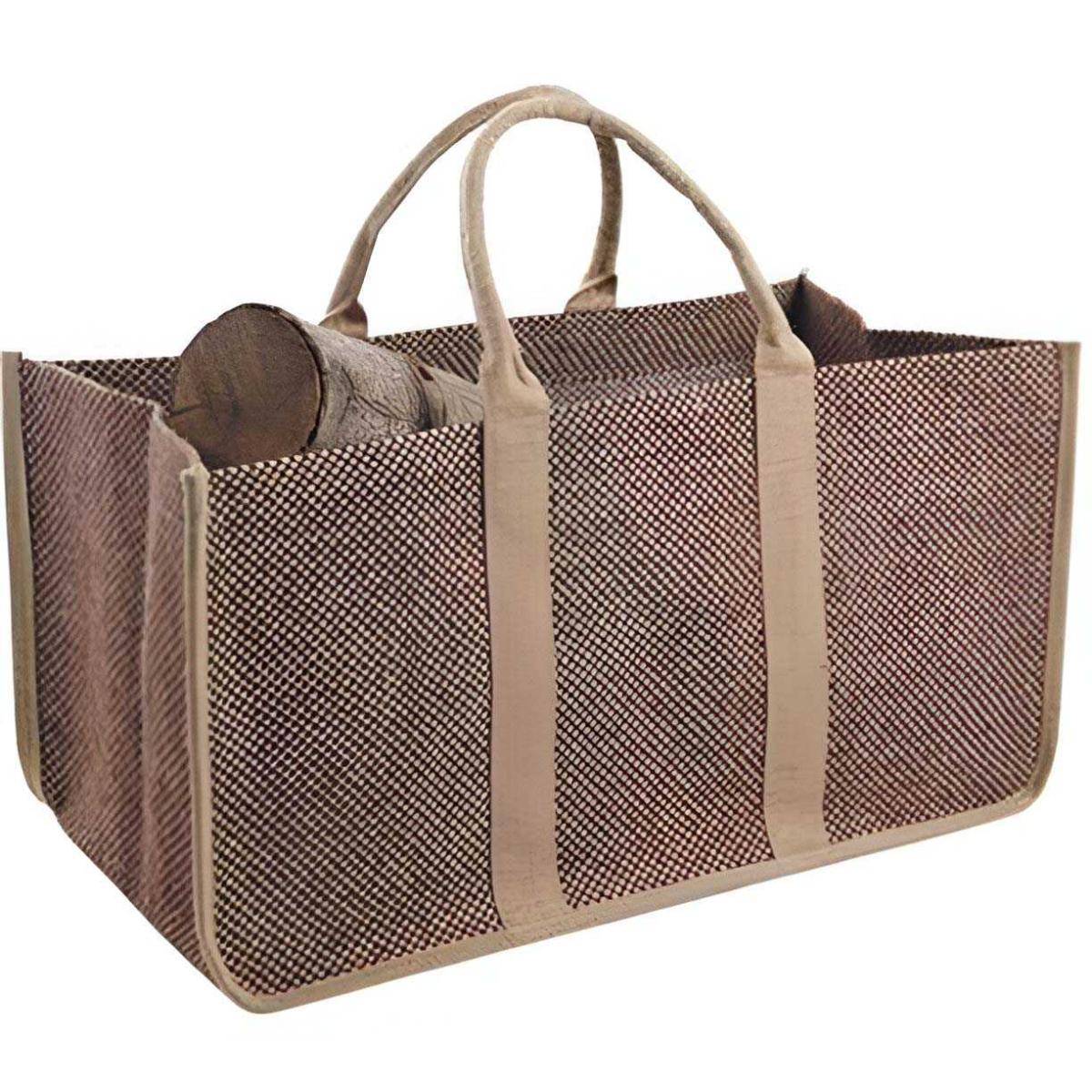 Aubry Gaspard - Sac à bûches en toile de jute - Imagen 1