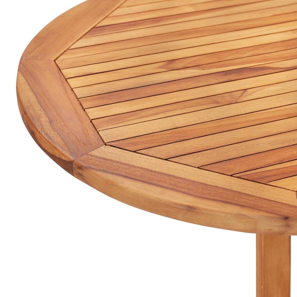 Vidaxl - Ensemble à manger d'extérieur pliable 5 pcs Bois solide de teck vidaXL 49003 - Imagen 4