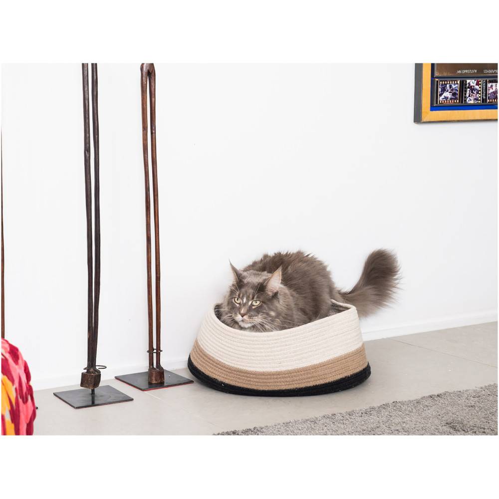Panier Berbère Caramel pour chats ou petit chiens. - Imagen 5