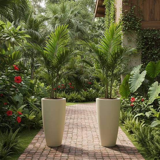 Pot de fleurs conique 200l delight - plast'up rotomoulage - Image 3