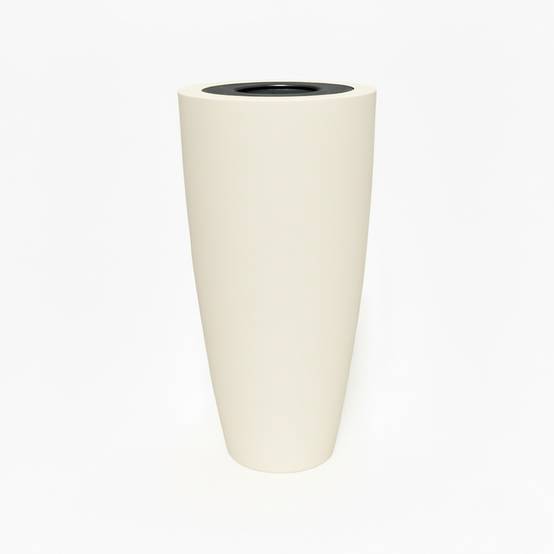 Pot de fleurs conique 200l delight - plast'up rotomoulage - Image 1