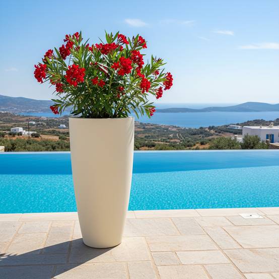 Pot de fleurs conique 200l delight - plast'up rotomoulage - Image 4