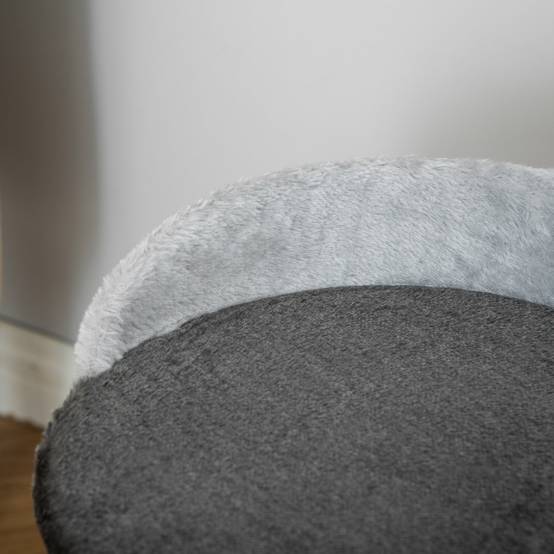 Arbre à chat design bois pour maison amusement et détente 35x37x46cm gris - ComfortXL Outdoor Living - Image 10