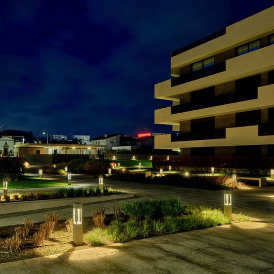 Borne d'éclairage LED de jardin HT:70CM 13W 3000K blanc chaud IP65 ASLO - Imagen 7