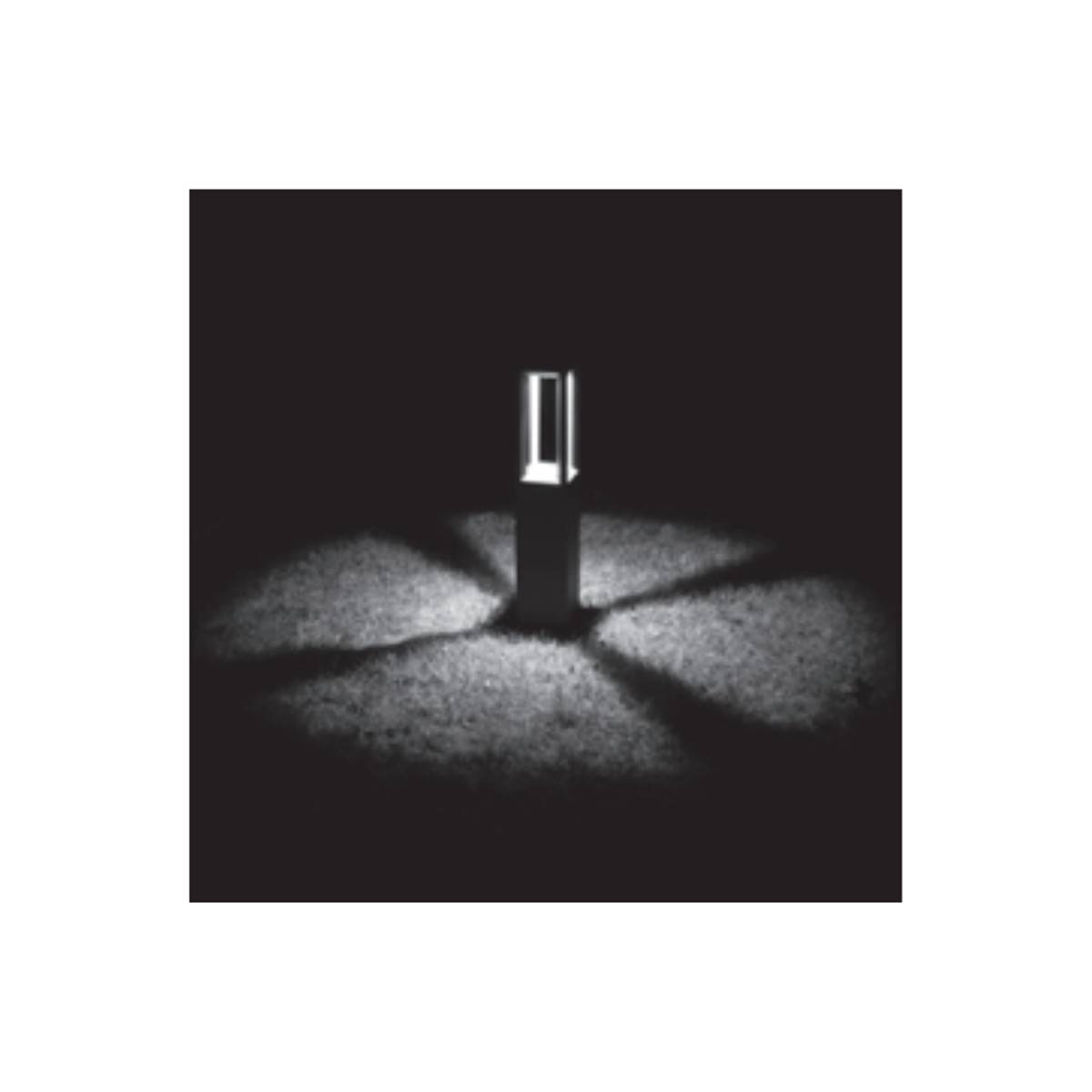 Borne d'éclairage LED de jardin HT:70CM 13W 3000K blanc chaud IP65 ASLO - Imagen 8