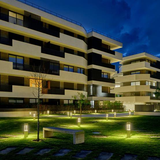 Borne d'éclairage LED de jardin HT:70CM 13W 3000K blanc chaud IP65 ASLO - Imagen 6