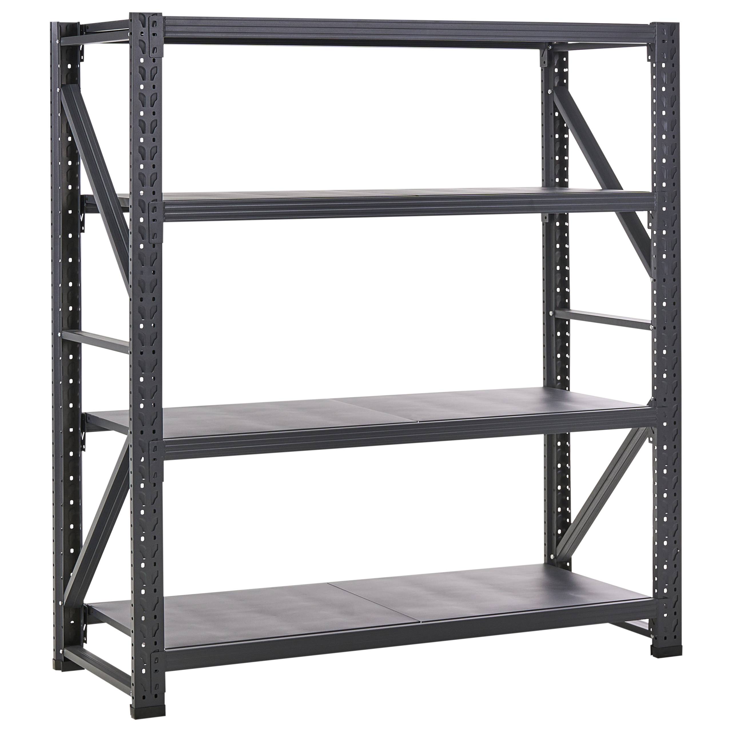 Beliani - Meuble de rangement Acier Noir FIUGGI - 200x60x200- Beliani - Image 2