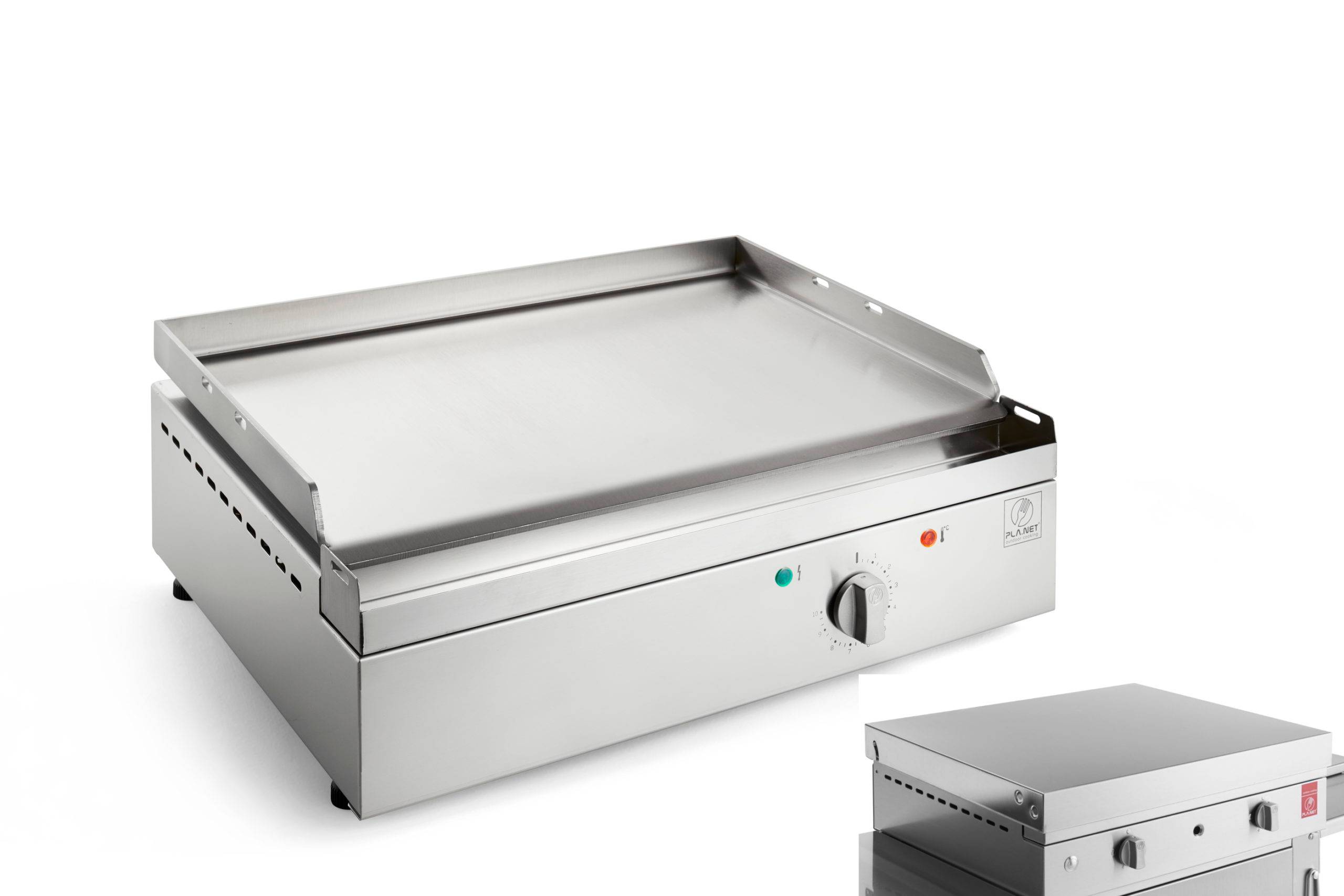 Plancha Planet - Plancha CHEF 55 ELEC - Lisse + Couvercle - Imagen 1