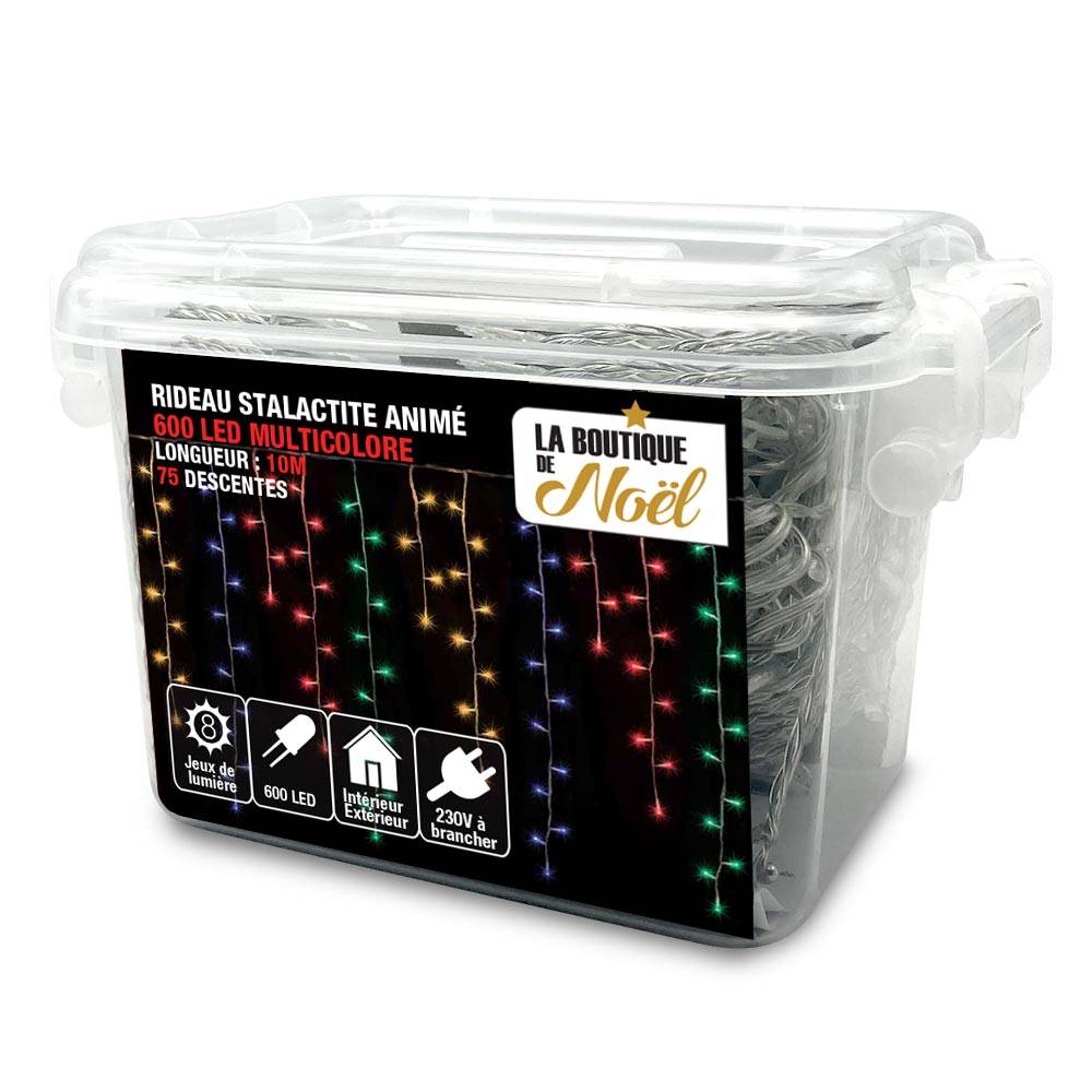 Rideau lumineux LED stalactite - Imagen 1