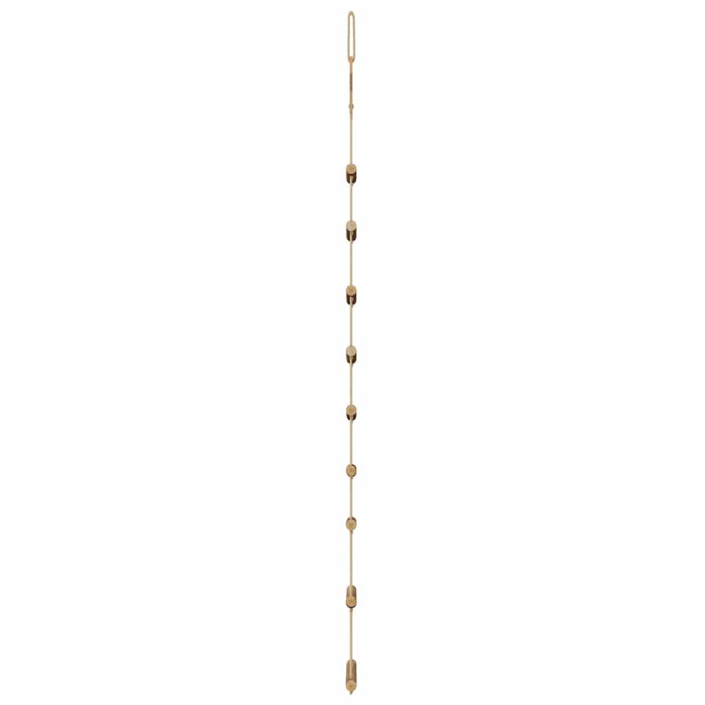 Lot de 2 Sapins de Noël Muraux Suspendus en Bois Naturel Décoration 120 cm – ComfortXL Outdoor Living - Image 5