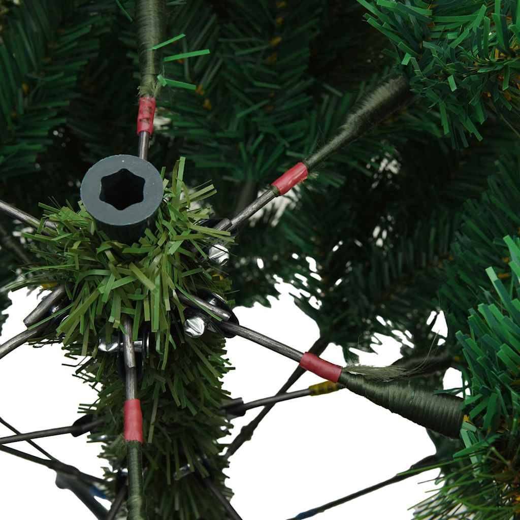 GIANTEX Sapin de Noël Artificiel 1,5 M, Arbre de Noël avec Socle en Fer
