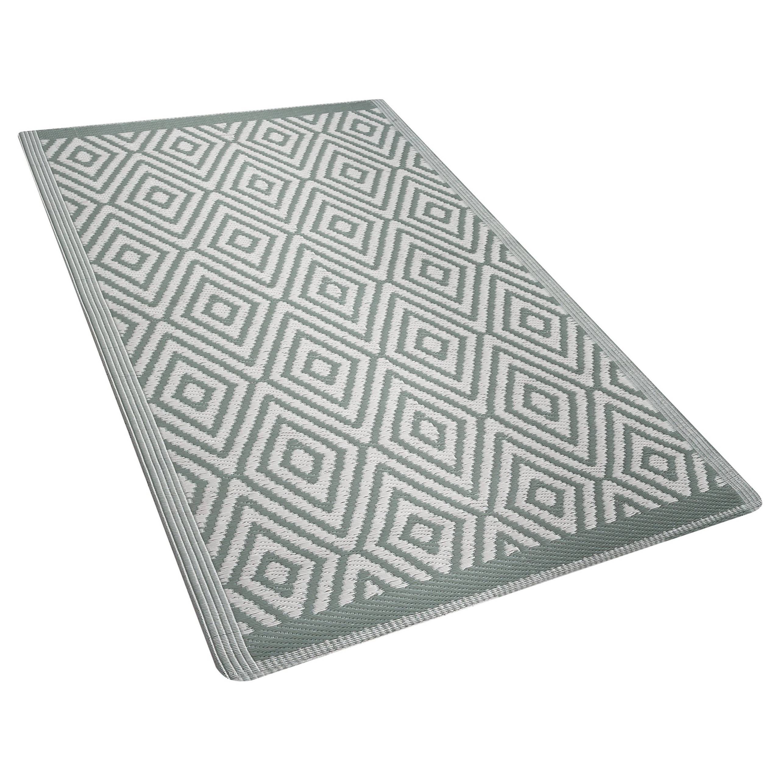 Beliani - Tapis d'extérieur Polypropylène Vert clair SIKAR - Beliani - Imagen 3