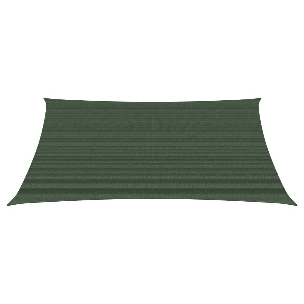 Helloshop26 - Voile d'ombrage 160 g/m² vert foncé 2,5 x 3 m PEHD - Imagen 2