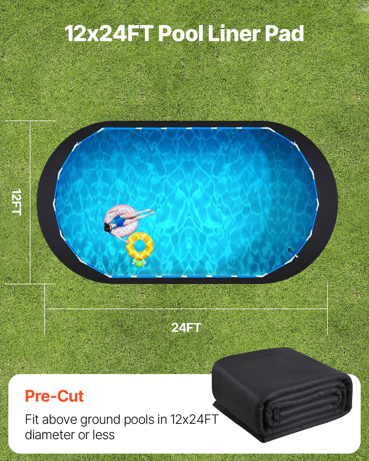 Krmoau Revêtement De Sol Pour Piscines | Tapis De Sol Gonflable