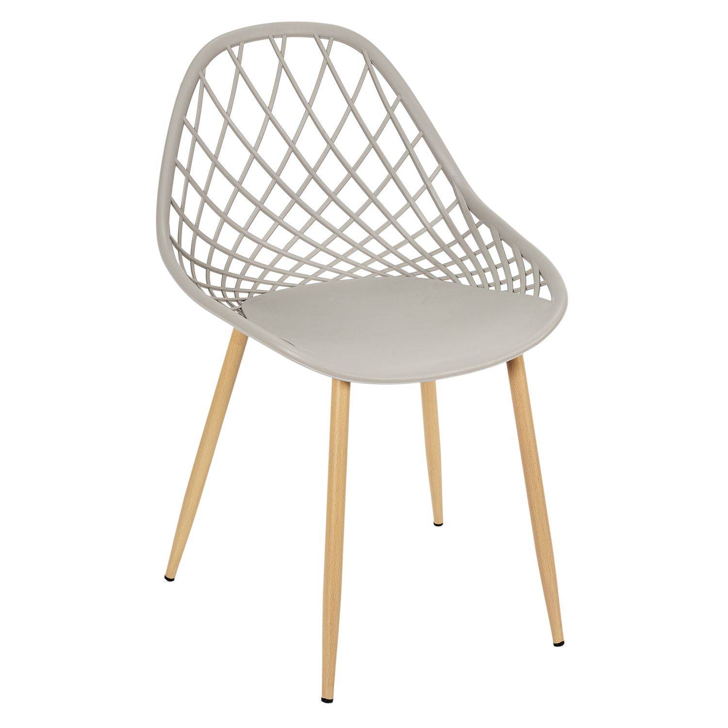 Sans Marque - Lot de 4 chaises d'extérieur Malaga en polypropylène - Toilinux - Imagen 5