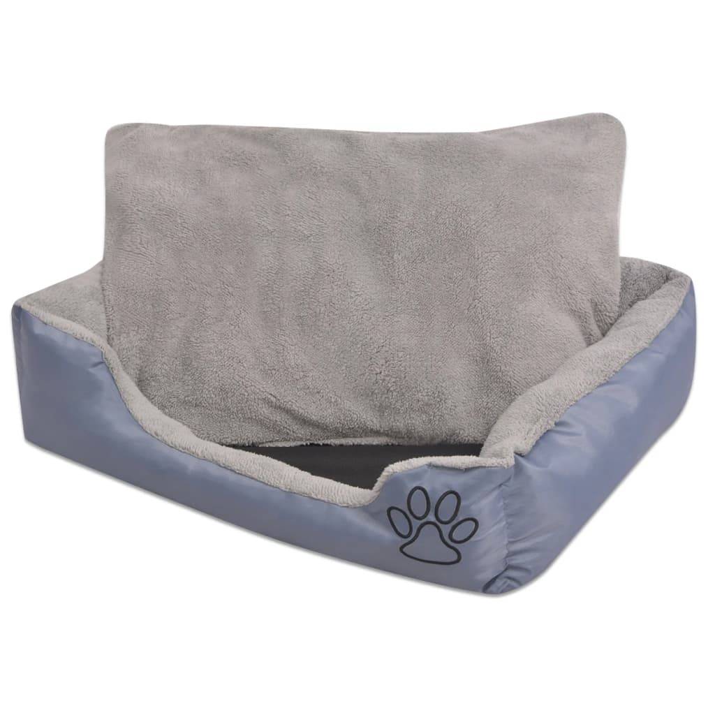 Vidaxl - Lit pour chiens avec coussin rembourré Taille XL Gris vidaXL 170416 - Imagen 1
