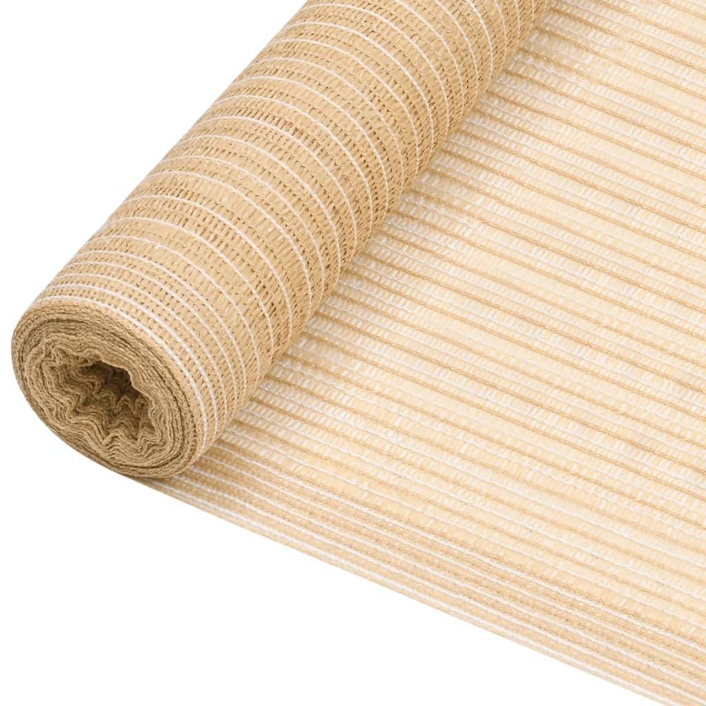 Helloshop26 - Filet brise-vue beige 1,8 x 25 m PEHD 75 g/m² - Imagen 1