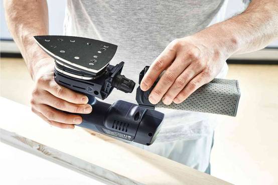 Ponceuse FESTOOL Delta hybride DTSC 400 3,0 I-Plus - 2 batteries 3.0 Ah 18V - Systainer SYS3 M 187 - 577508 - Image 2