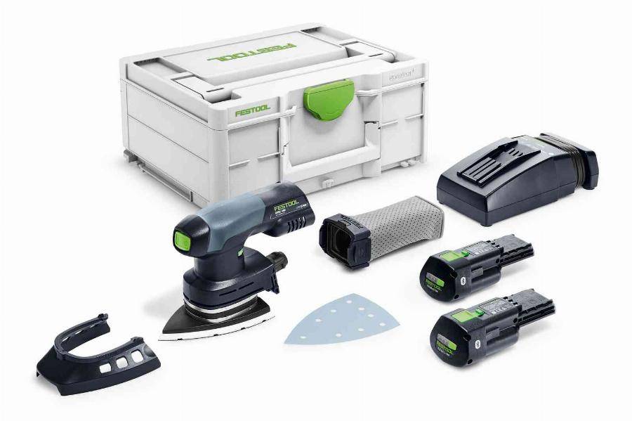 Ponceuse FESTOOL Delta hybride DTSC 400 3,0 I-Plus - 2 batteries 3.0 Ah 18V - Systainer SYS3 M 187 - 577508 - Image 1