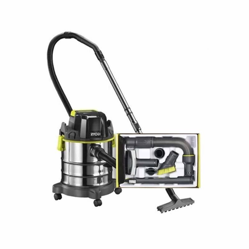 Ryobi - Pack RYOBI Aspirateur eau et poussière 18V One Plus - sans batterie ni chargeur R18WDV-0 - 6 accessoires nettoyage automobile - RAKVA04 - Image 1