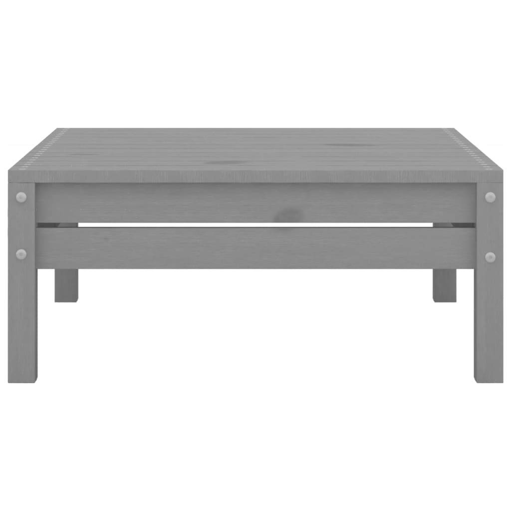 Salon de Jardin Style Palette Modulable en Bois de Pin 3 Pièces pour Terrasse Gris – ComfortXL Outdoor Living - Image 10