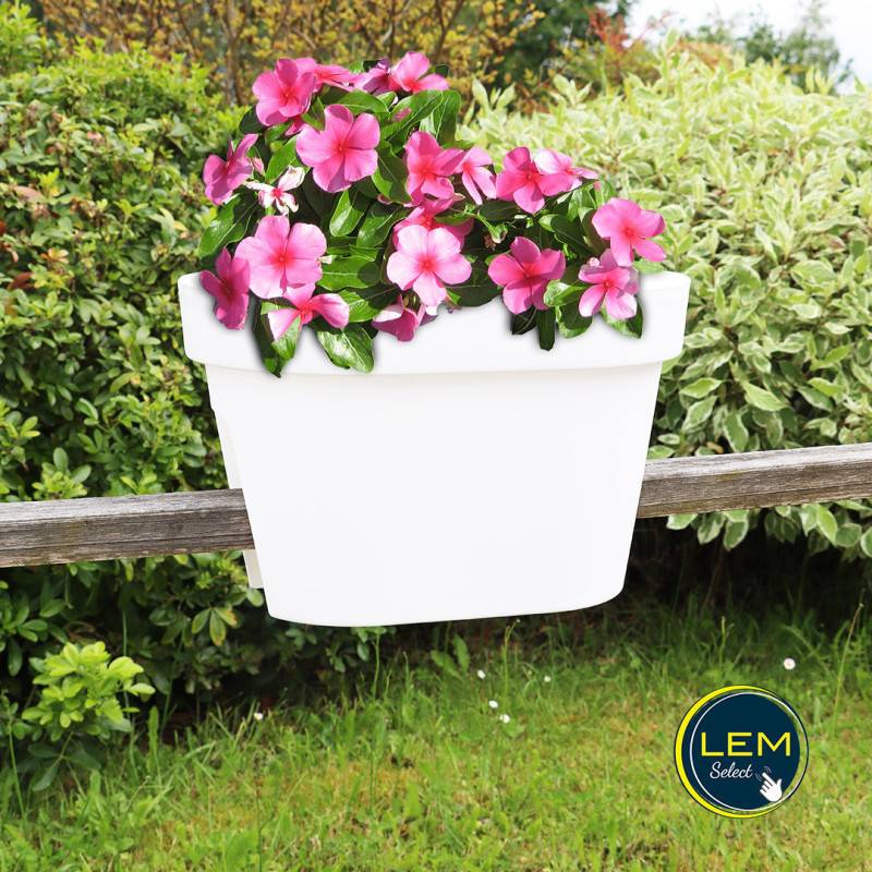 Lem Select - Jardinière de balcon Lofly Railing Blanche - Imagen 2