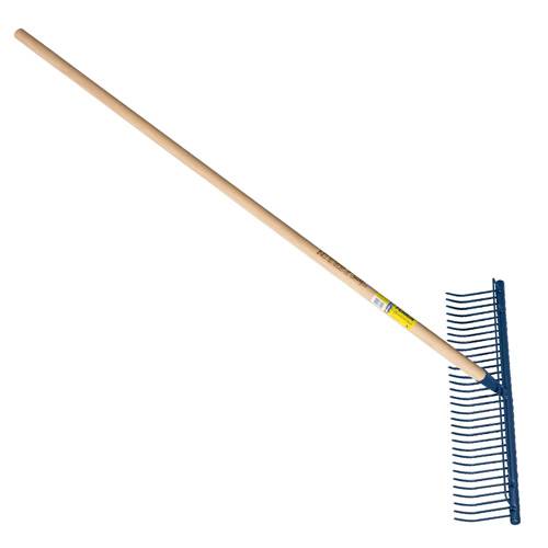 Outils Perrin - Râteau à gazon 32 dents emmanché Outils Perrin