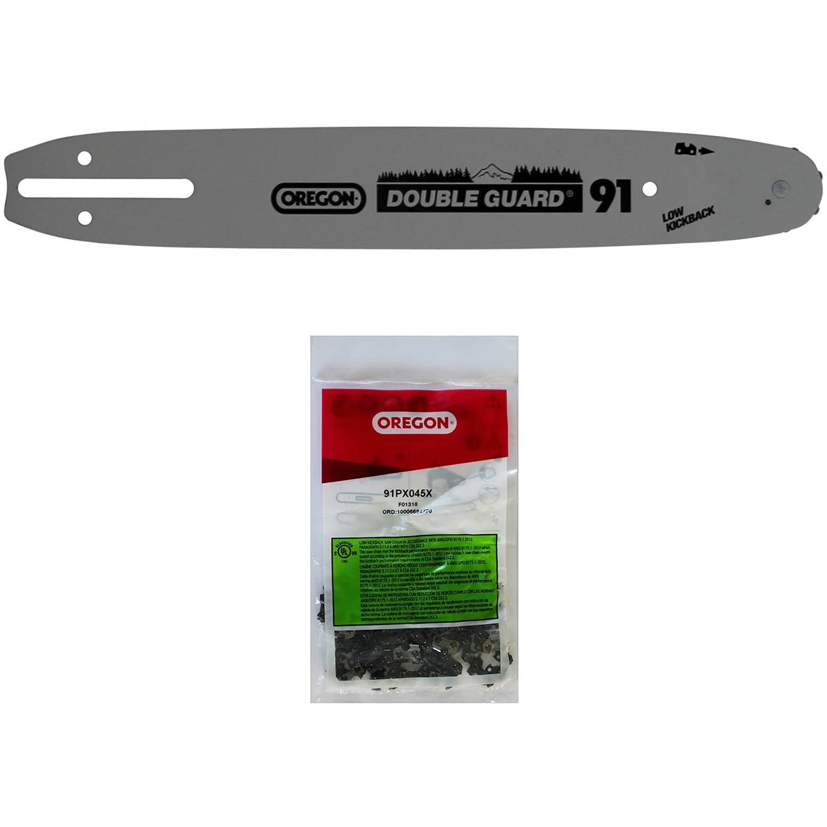 Gt Elec - Guide 12 pouces avec chaîne 45 maillons OREGON pour tronçonneuse GT ELEC - GT ELEC - Imagen 1