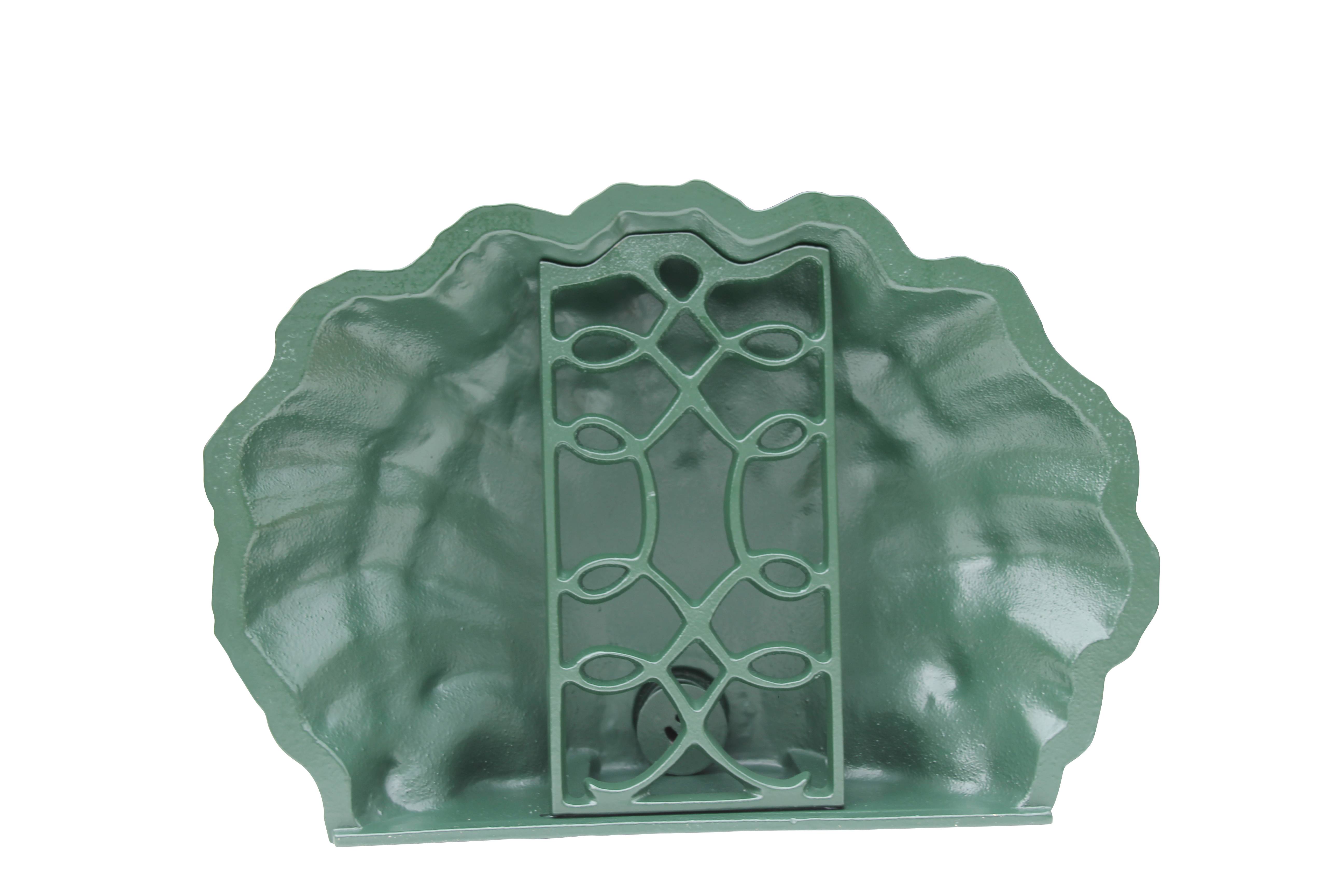 Fontaine coquille au lion vert 6009 avec robinet colvert Dommartin H. 54cm X L. 38cm - Imagen 2