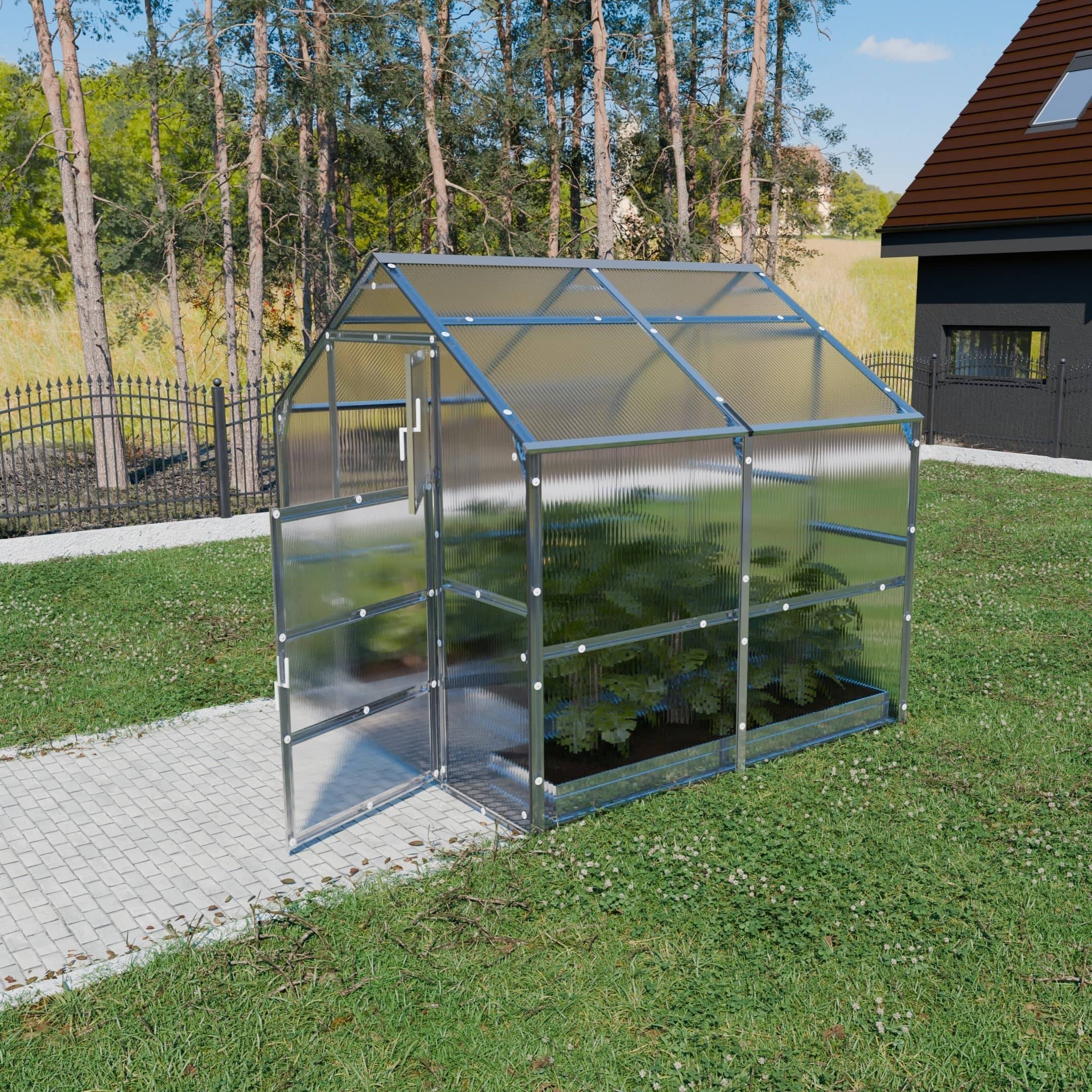 KLASIKA GREENHOUSES - Serre KLASIKA BERNARD 2,35 x 2 m (4,7 m²), 4 mm avec revêtement en polycarbonate - Image 2