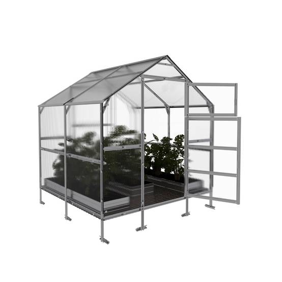 KLASIKA GREENHOUSES - Serre KLASIKA BERNARD 2,35 x 2 m (4,7 m²), 4 mm avec revêtement en polycarbonate - Image 4