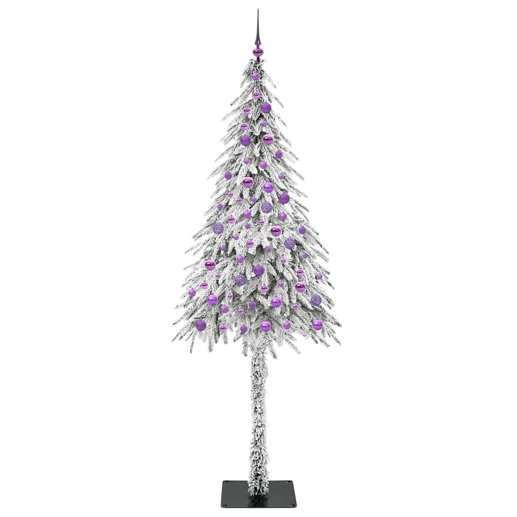 Sapin de Noël | Arbre de Noël avec 300 LED Blanc 210 cm PE et Acier Maison Chic - Image 4