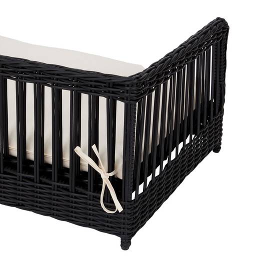 Canapé en rotin pour chat ou chien avec coussin amovible et lavable - Image 6