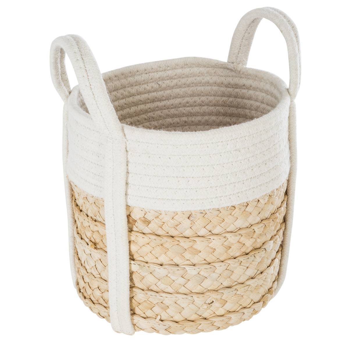 Atmosphera - Set de 4 paniers à anses fibres de maïs & coton - Atmosphera Créateur d'intérieur - Imagen 2
