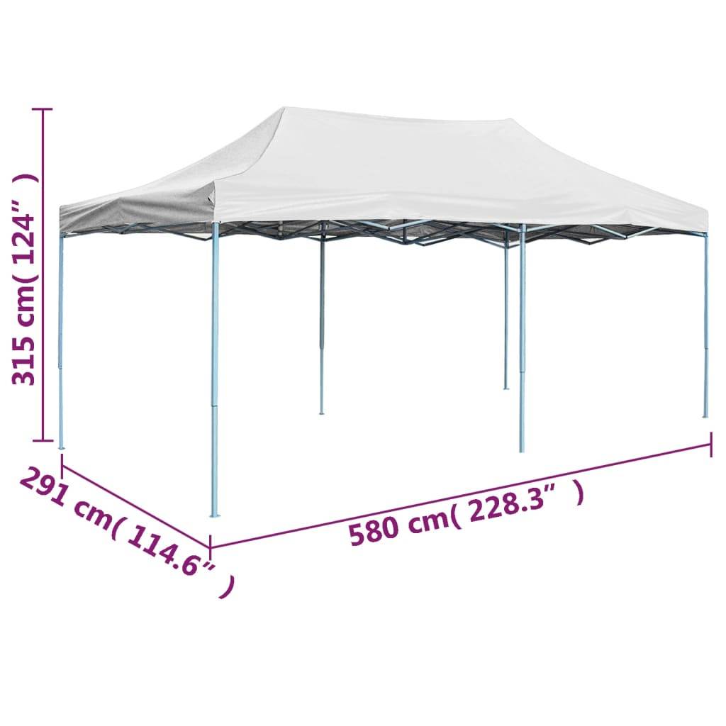 ComfortXL - Tente de Réception Pliante Professionnelle Acier Imperméable pour Jardin Fête Blanc 3x6m – ComfortXL Outdoor Living - Image 9