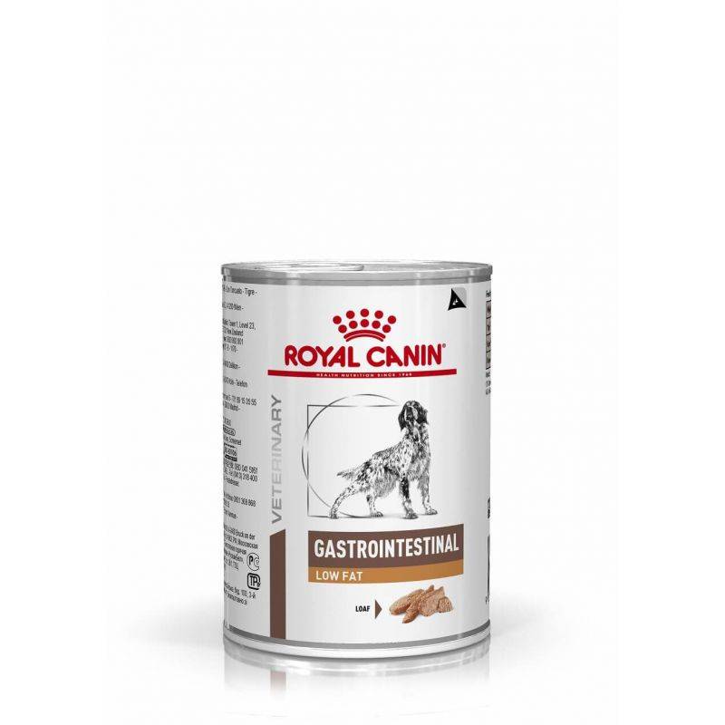 Royal Canin - Patée chien VETERINARY DOG GASTROINTESTINAL LOW FAT (boite 12 x410 g) - Royal Canin 12*410 g