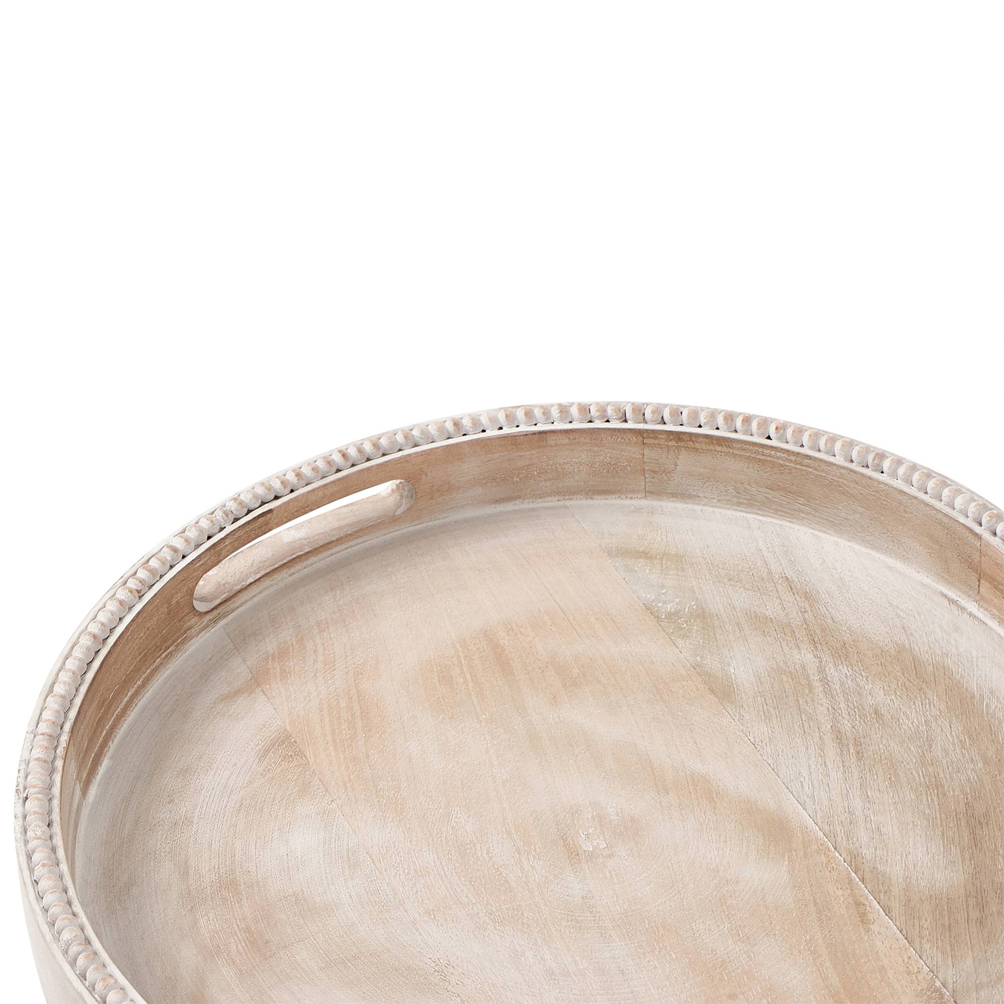 Beliani - Service de table Manguier Marron clair DAMANHUR - 40x40x6- Beliani - Image 5