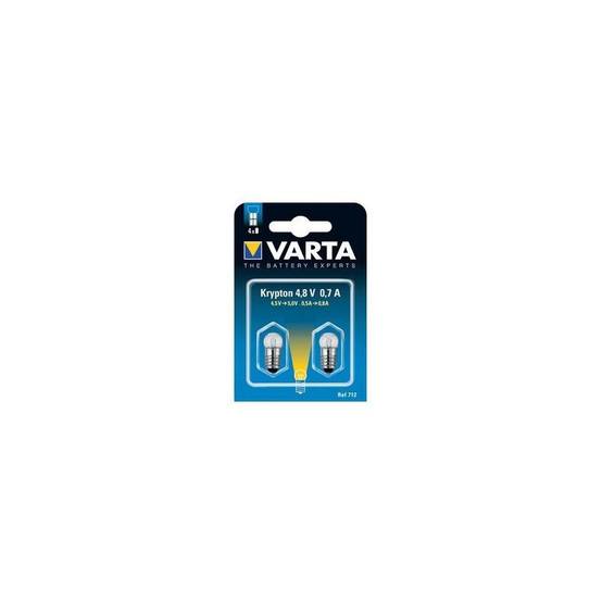 Lot de 2 ampoules pour lampe de poche Krypton 4,8V 0,70A