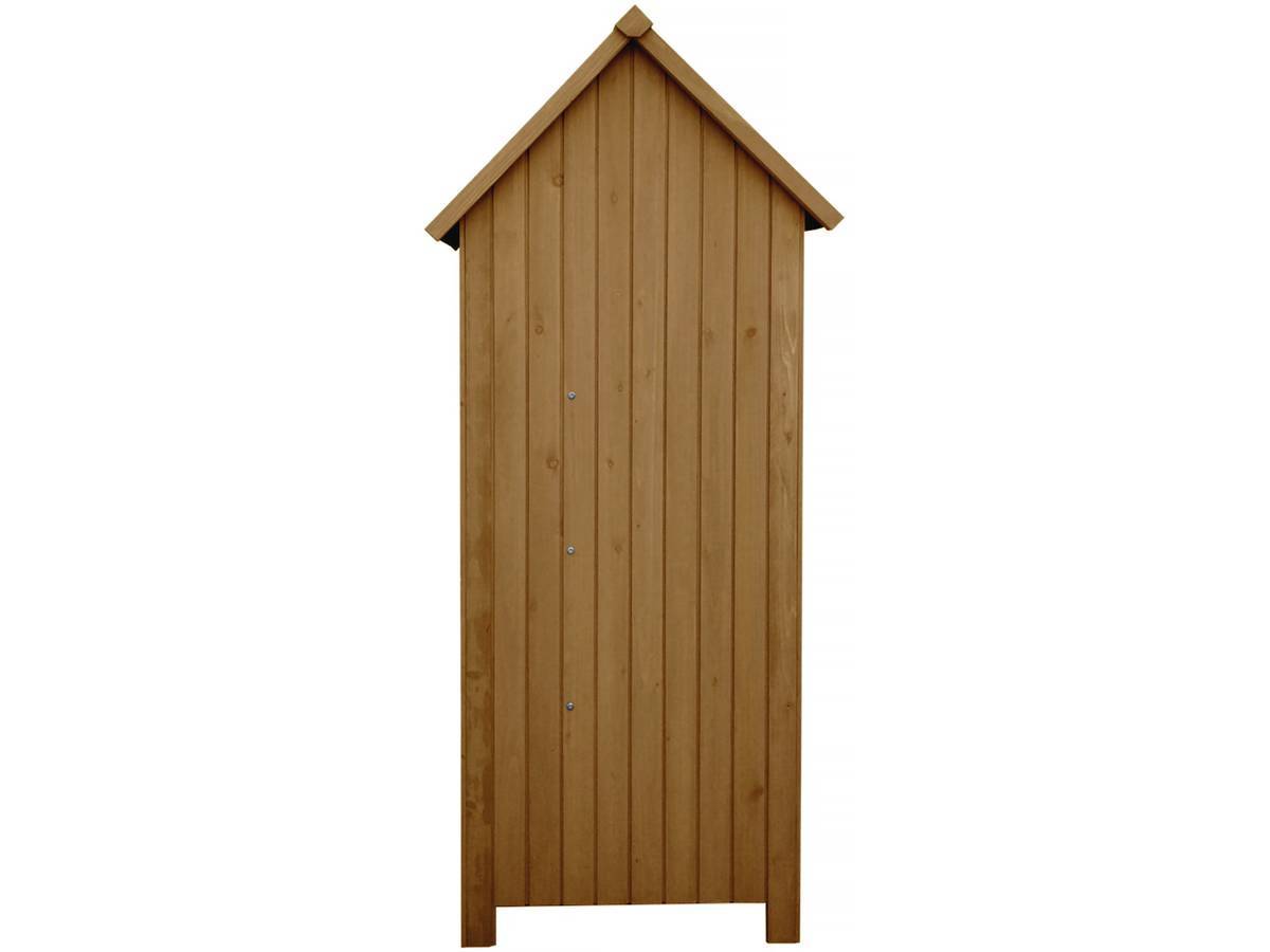 Armoire De Jardin "cabanon" - 77 X 54.5 X 179 Cm - Marron -habitat Et Jardin - Image 3
